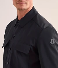 Wool-Blend Gabardine Overshirt