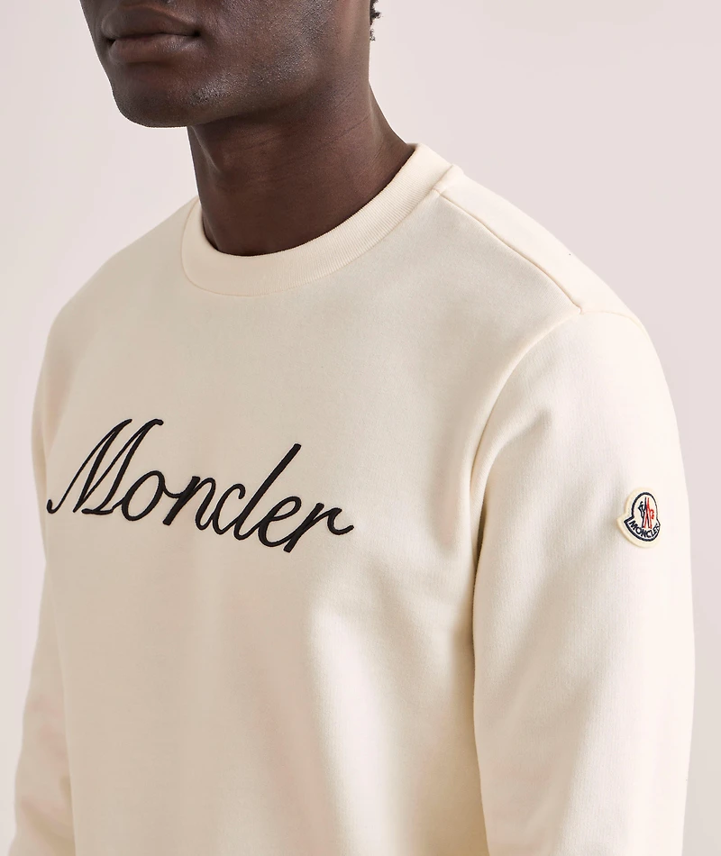 Embroidered Cursive Logo Sweatshirt