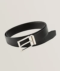 Reversible Rectangular Leather Belt