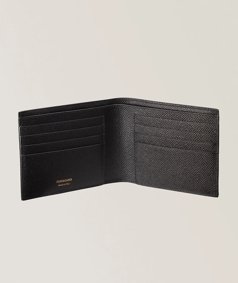 Micro-Gancio Leather Bifold Wallet