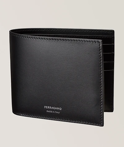 Embossed Logo Bifold Wallet