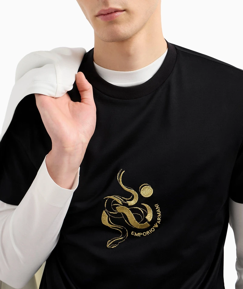 Lunar New Year Lyocell-Cotton T-Shirt