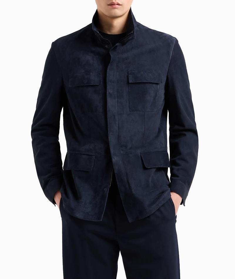 Suede Safari Jacket