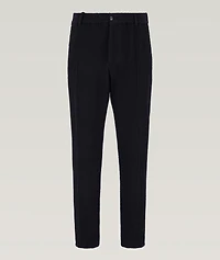 Pleated Stretch Seersucker Trousers