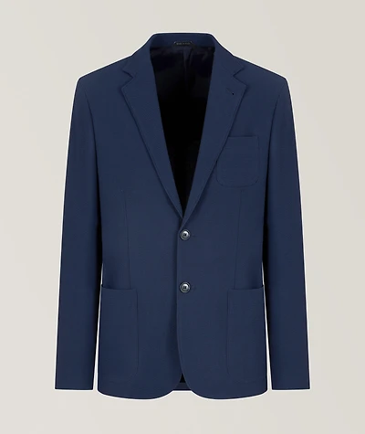 Upton Line Seersucker Virgin Wool Sport Jacket
