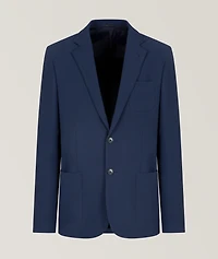 Upton Line Seersucker Virgin Wool Sport Jacket