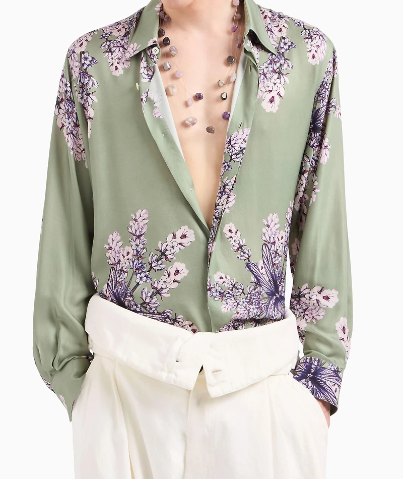 Floral Viscose Shirt