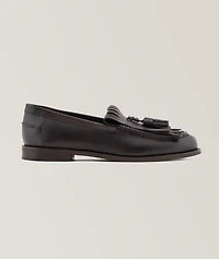 Tassel & Fringe Leather Loafers