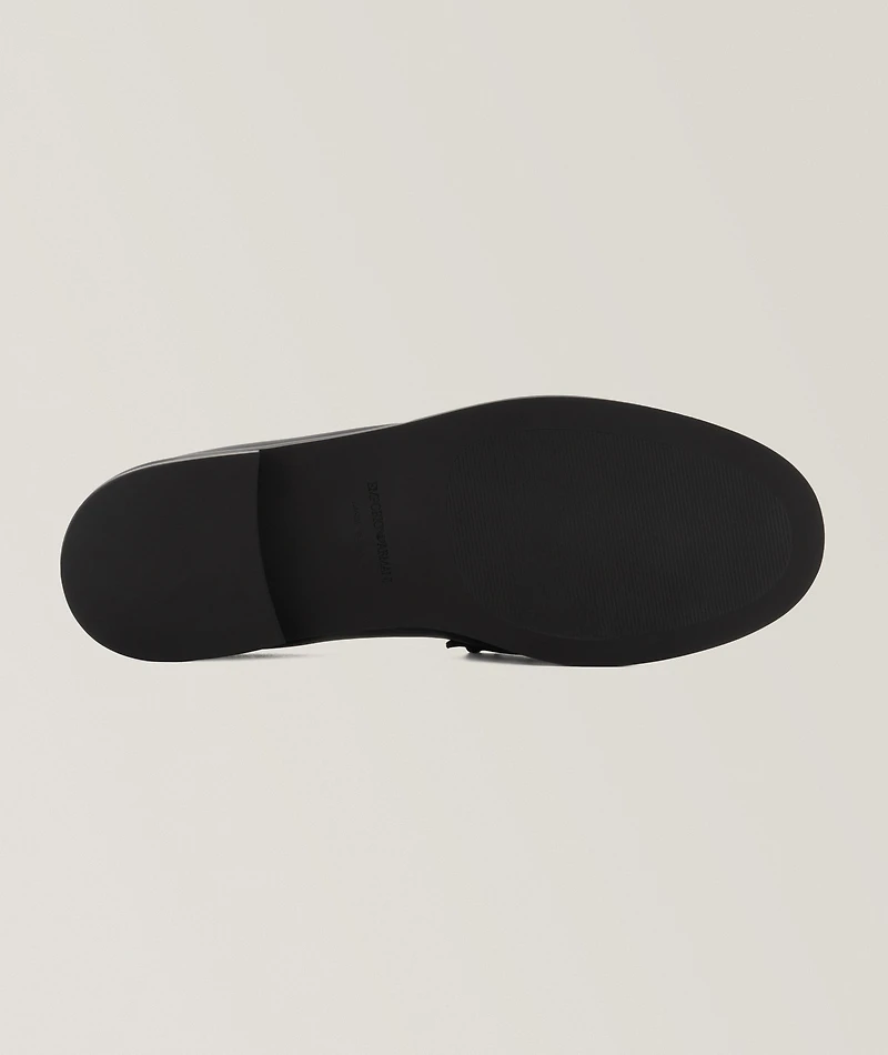 Leather Moccasin Penny Loafers