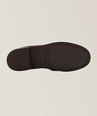 Suede Moccasin Penny Loafers