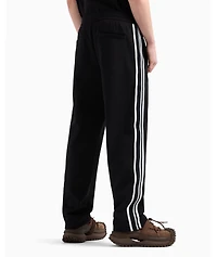 Cotton-Blend Jersey Logo Band Pants