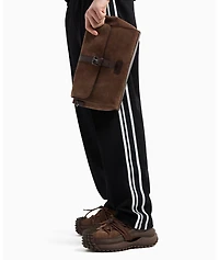 Cotton-Blend Jersey Logo Band Pants