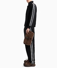 Cotton-Blend Jersey Logo Band Pants
