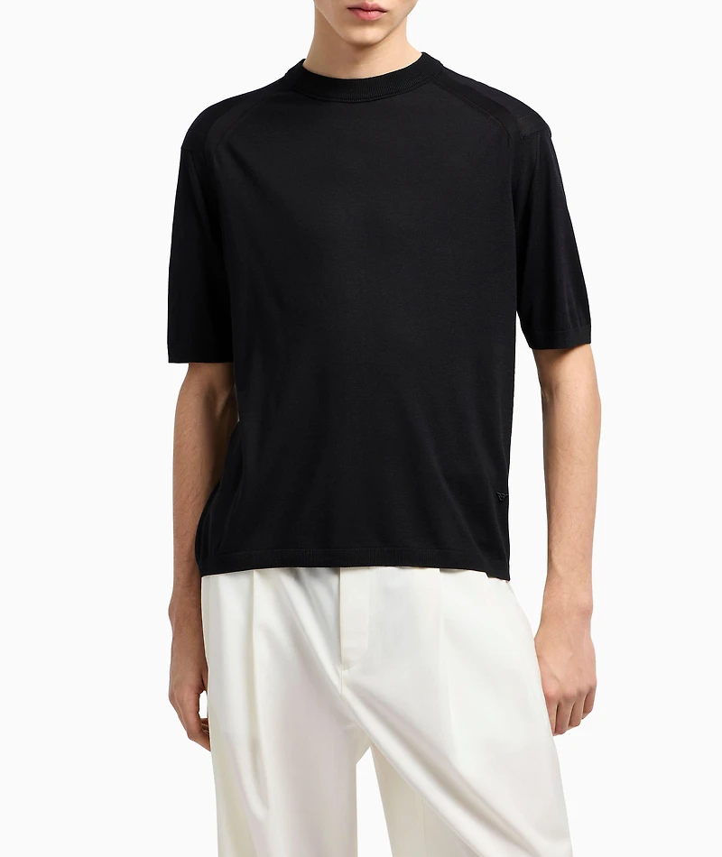 Plain Knit Sweater
