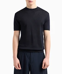 Jacquard Cotton-Blend Sweater
