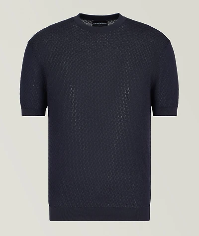 Jacquard Cotton-Blend Sweater