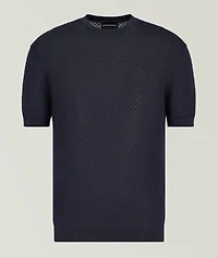 Jacquard Cotton-Blend Sweater