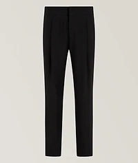 Technical Waffle Flat-Front Dress Pants