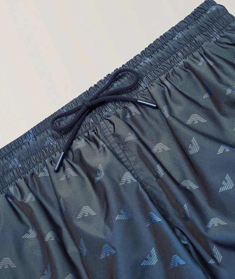 Jacquard Logo Swim Shorts