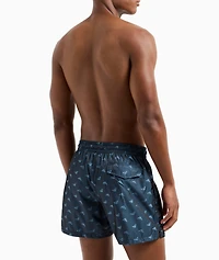 Jacquard Logo Swim Shorts