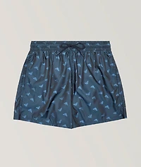 Jacquard Logo Swim Shorts