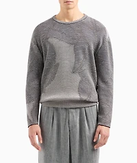 Jacquard Cotton-Cashmere Blend Sweater