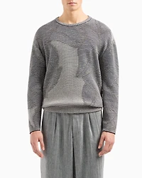 Jacquard Cotton-Cashmere Blend Sweater