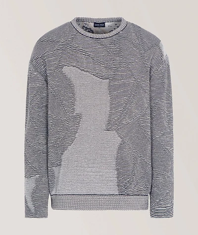 Jacquard Cotton-Cashmere Blend Sweater