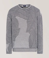 Jacquard Cotton-Cashmere Blend Sweater