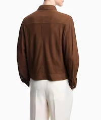 Icon Perforated Goat Suede Jacket