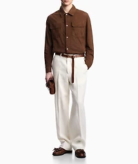 Icon Perforated Goat Suede Jacket