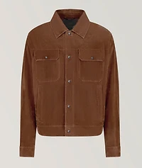 Icon Perforated Goat Suede Jacket