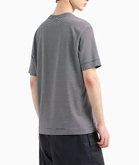 Milleraies Cotton Jacquard Jersey T-Shirt