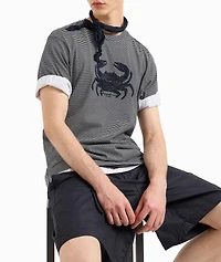 Milleraies Cotton Jacquard Jersey T-Shirt
