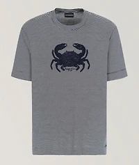 Milleraies Cotton Jacquard Jersey T-Shirt