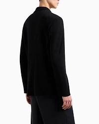 Double-Breasted Wool-Cashmere Sport Jacket