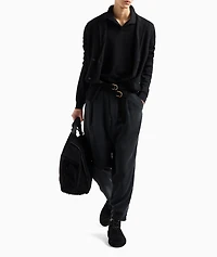 Double-Breasted Wool-Cashmere Sport Jacket