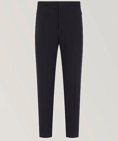 Travel Essentials Textured Cotton-Blend Joggers