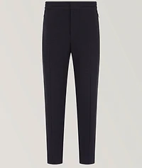 Travel Essentials Textured Cotton-Blend Joggers