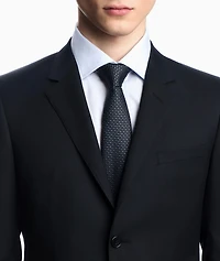 Geometric Jacquard Silk Tie