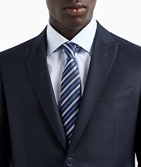  Stripe Jacquard Silk Tie