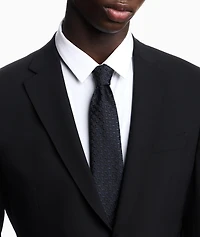 Jacquard Micro-Motif Silk Tie