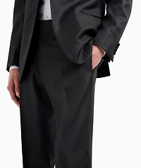Peak Lapel Wool-Silk Tuxedo