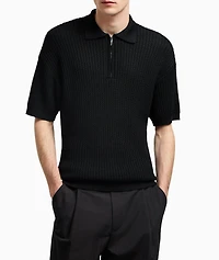 Fisherman's Rib-Stitch Polo