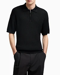 Fisherman's Rib-Stitch Polo