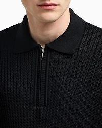 Fisherman's Rib-Stitch Polo