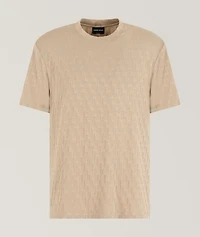 Geometric Jacquard T-Shirt