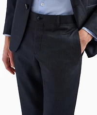 Soho Wool-Silk Chambray-Effect Suit