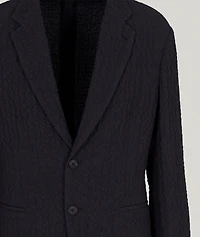 Stretch-Wool Single-Breasted Sport Jacket