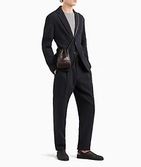 Stretch-Wool Single-Breasted Sport Jacket